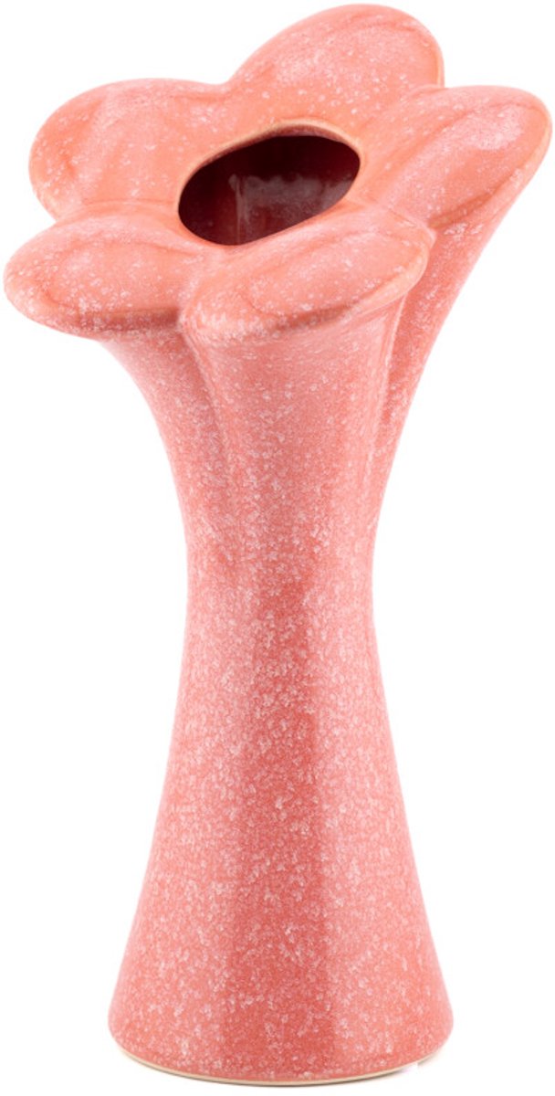 Vaas bloem roze L