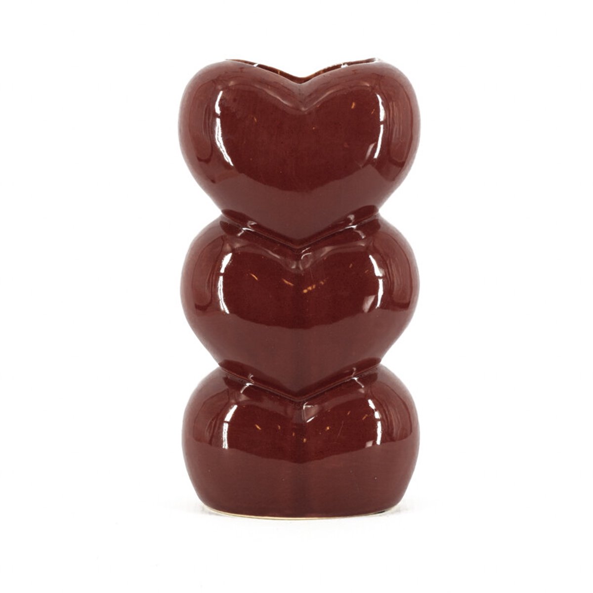 Aardewerk vaas Hearts S