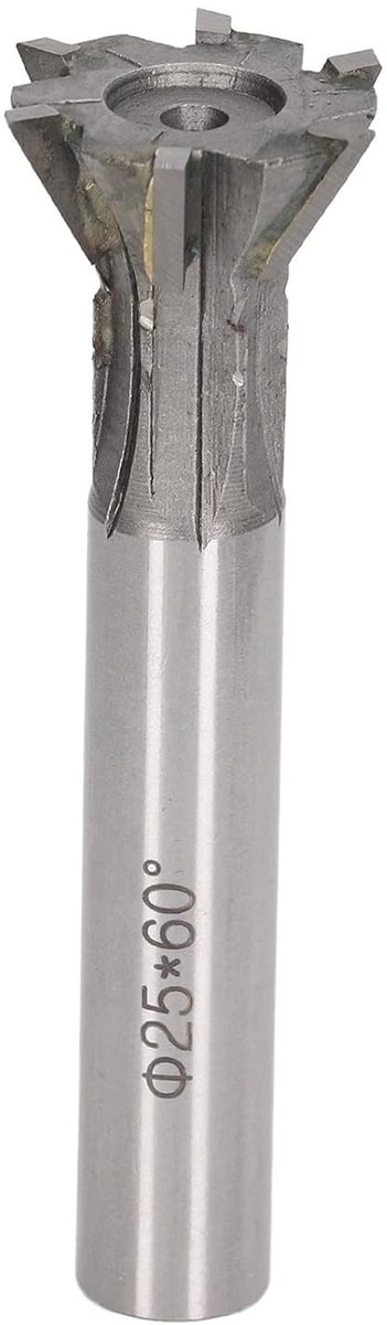 25mm Dovetail Frees met 6 Snijkanten voor Universeel Metaalbewerking - HSS en Cemented Carbide Bewerking Tool voor Draaibanken