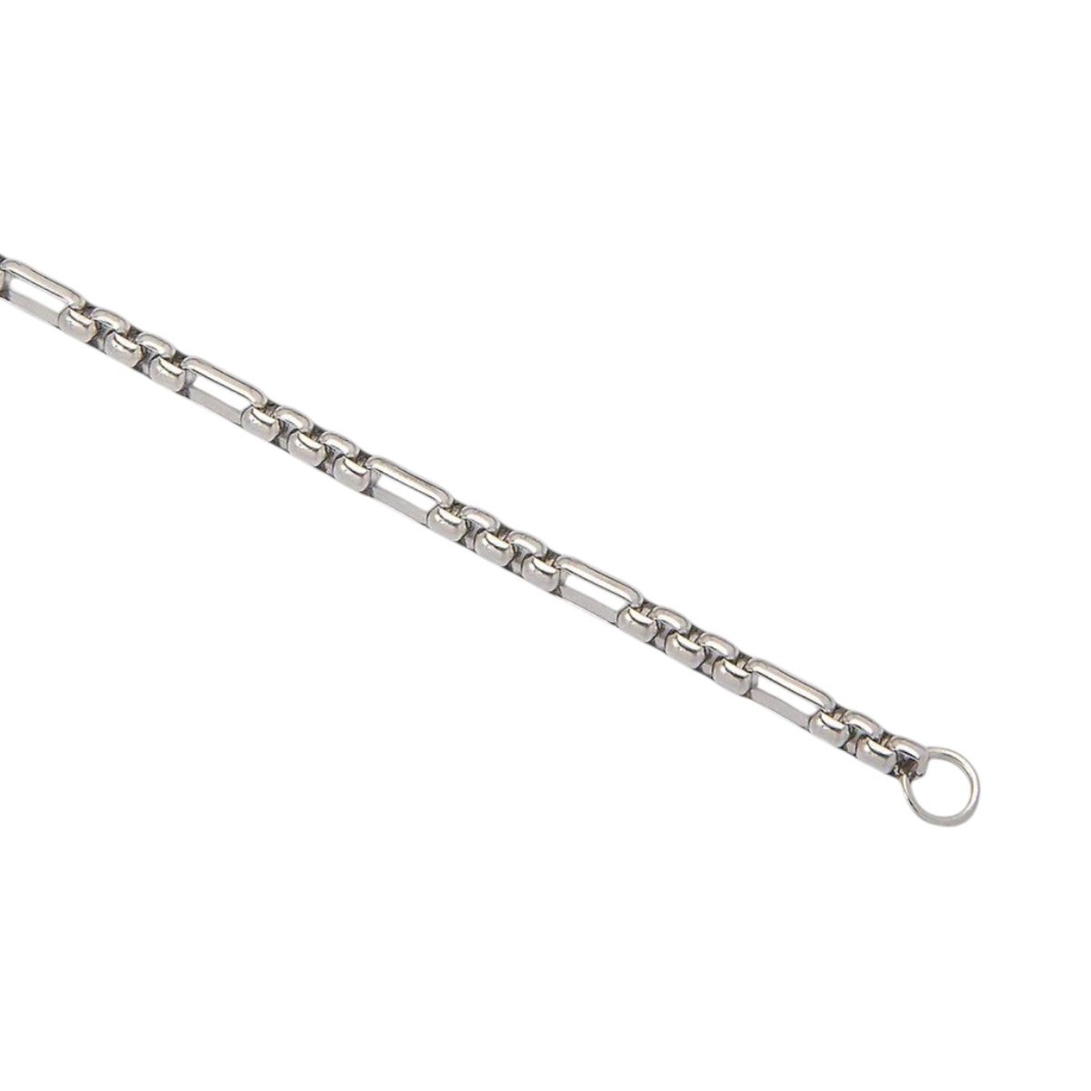 Stalen Fantasie Jasseron Ketting Zilverkleurig RVS – 3.5mm - 40cm
