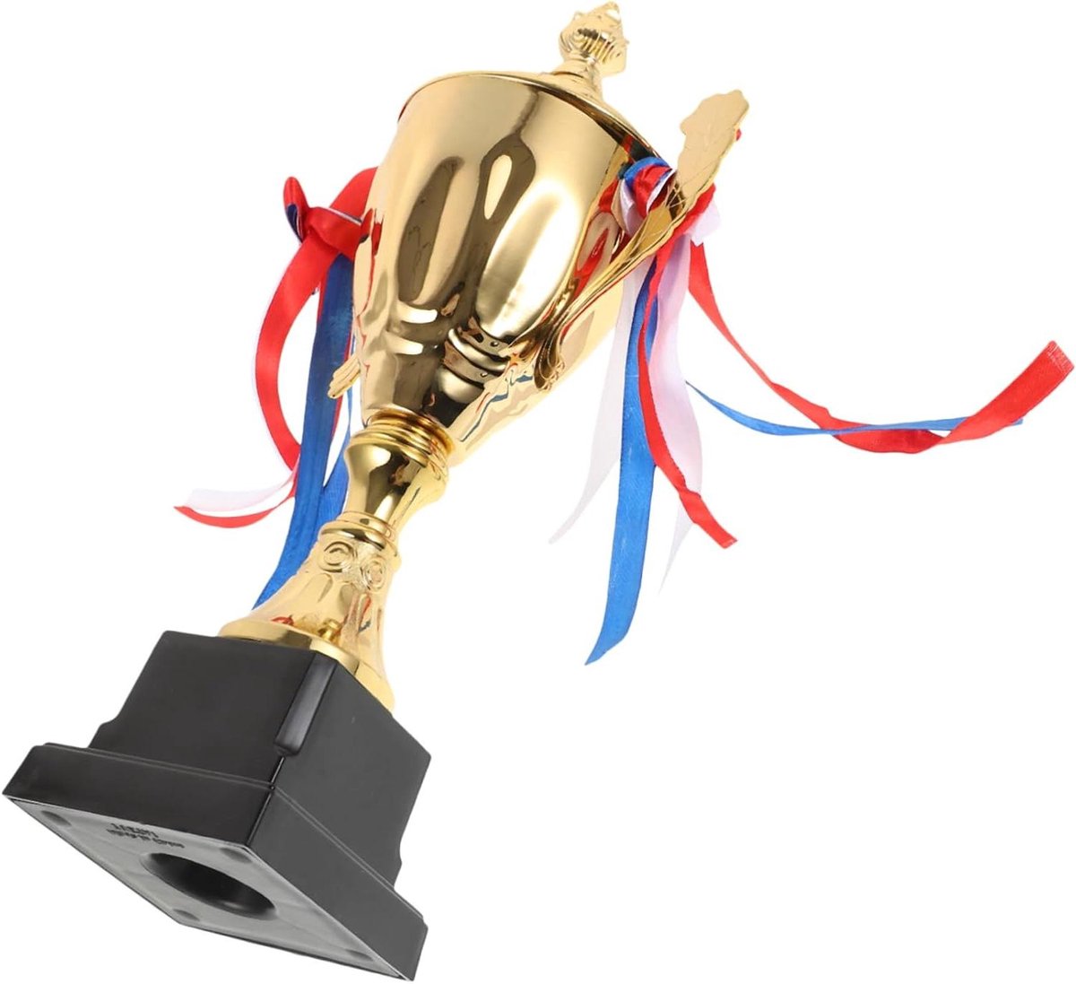 Gouden Prijs Beker - Plastic Trofee - Wedstrijd Beloning - Feestelijk Middelpunt - 24 cm Hoog - Goud