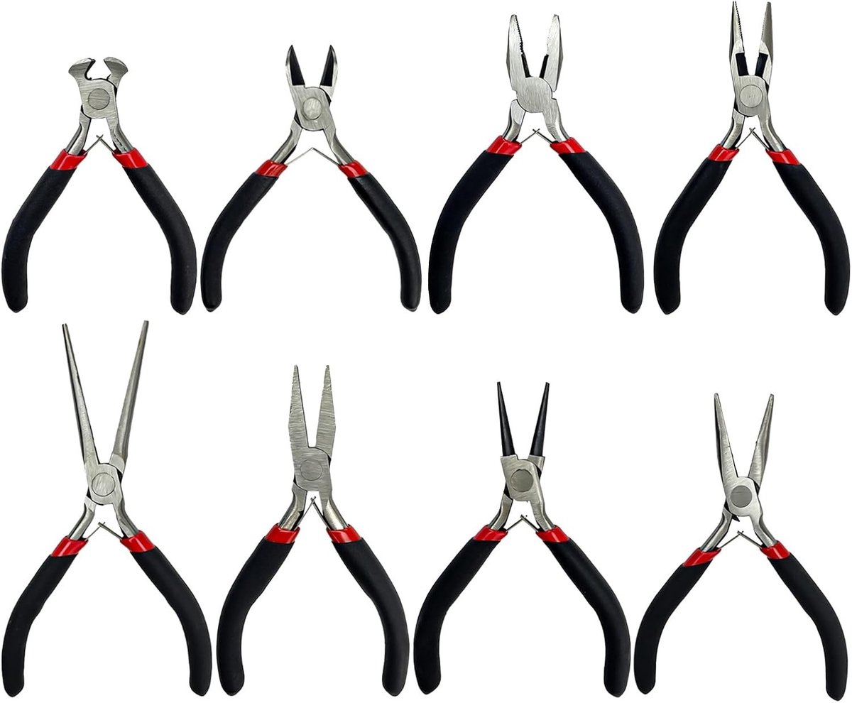 Sieraden Tangenset - Geen specifieke kleur - Mini Precisie Tangenset van Koolstofstaal - Voor Doe-Het-Zelvers en Reparateurs