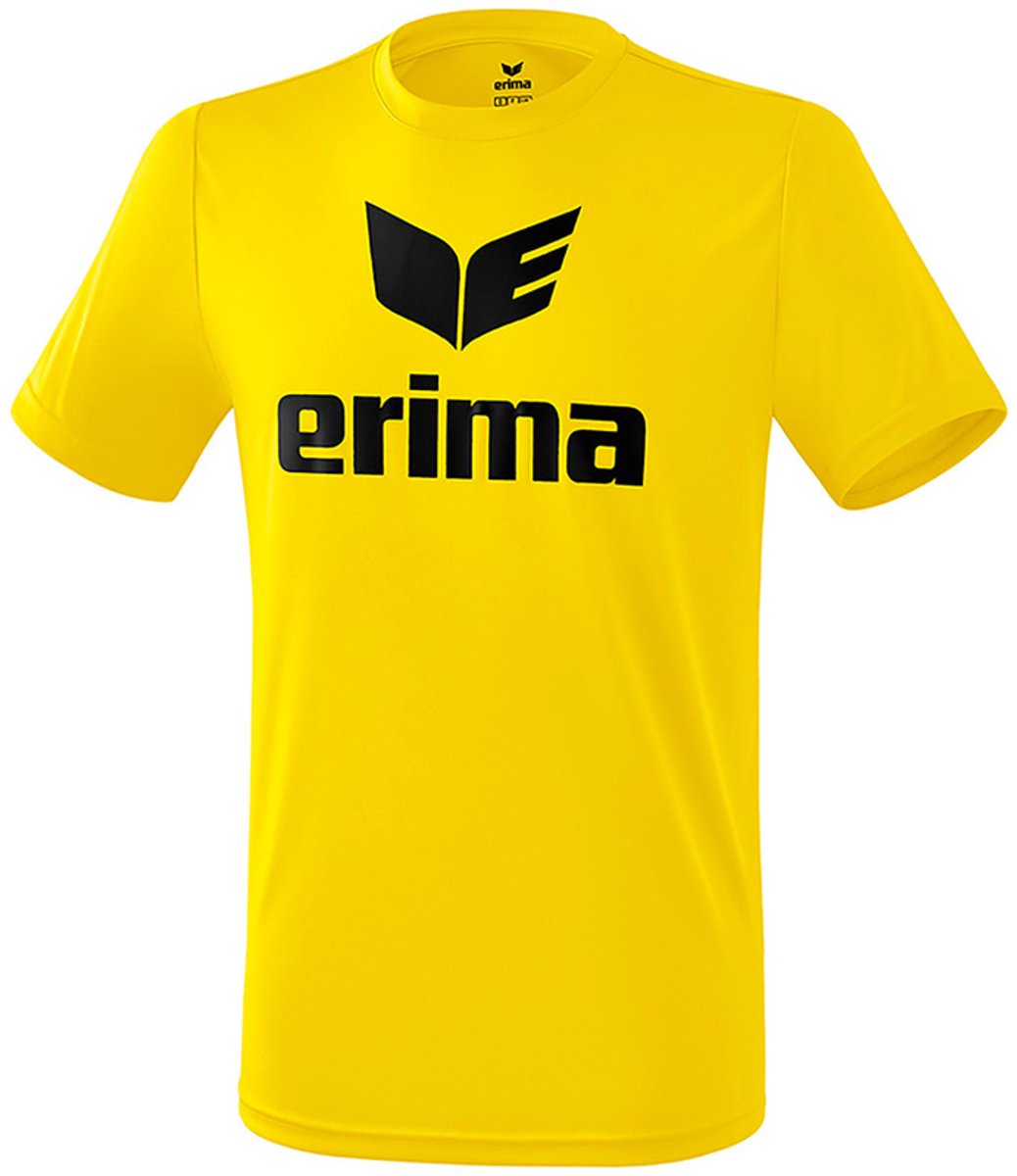 ERIMA T-SHIRT FUNCTION - Functioneel T-shirt - Geel/zwart - 116