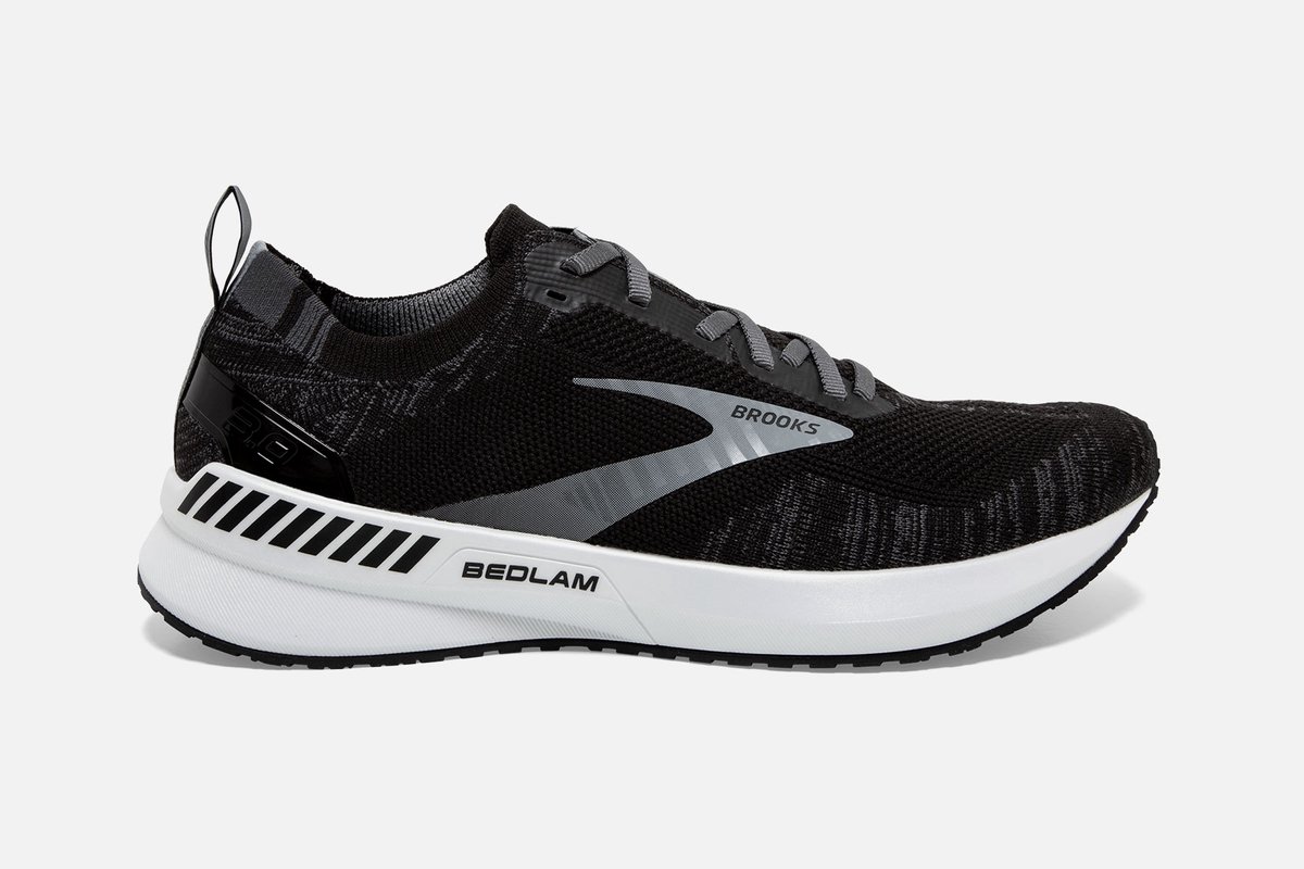 Brooks Bedlam 3 WS - Hardloopschoen - zwart/zwart parel/wit - 37,5