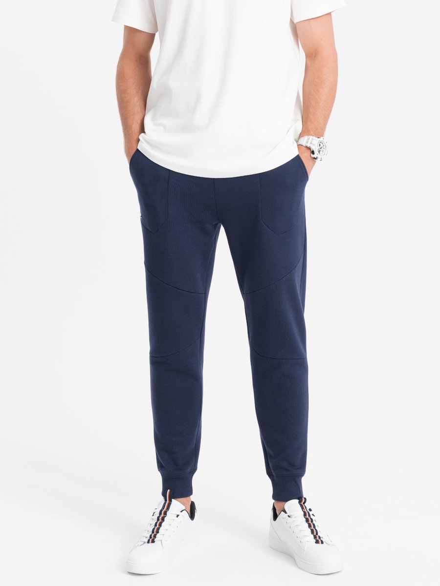 Ombre - Joggingbroek Heren - Donkerblauw - Zachte Stof - Sportief