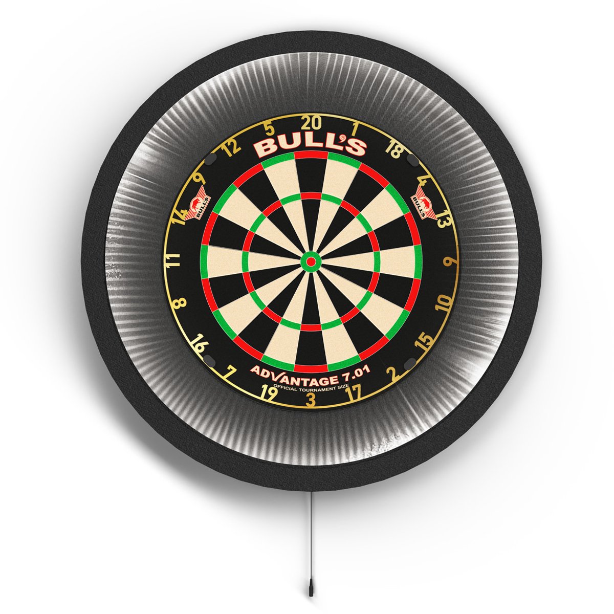 Bull's Lumo XL - Dartbord Verlichting & Surround - 360° LED Verlichting - 120 LEDs - Extra Muurbeveiliging - Darten