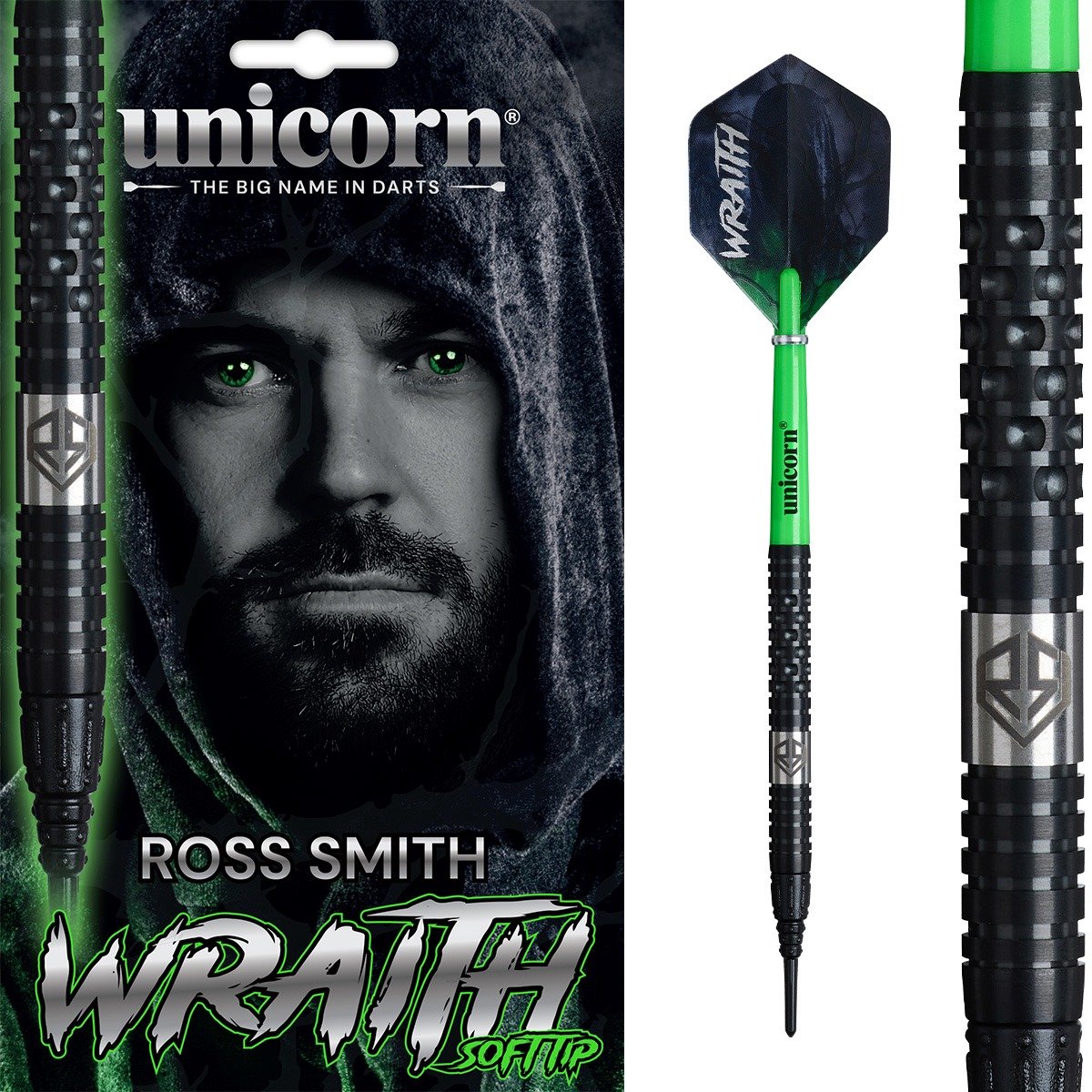 Unicorn Wraith Ross Smith 90% - Soft Tip Darts