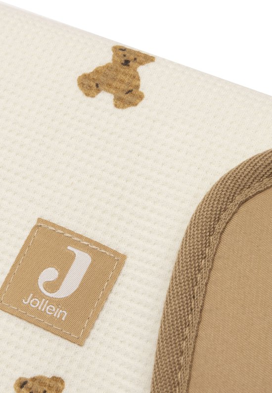 Jollein Verschoonmatjes met Opbergvakken - Mini Teddy Bear - Little Waffle van Merkloos — afbeelding 2
