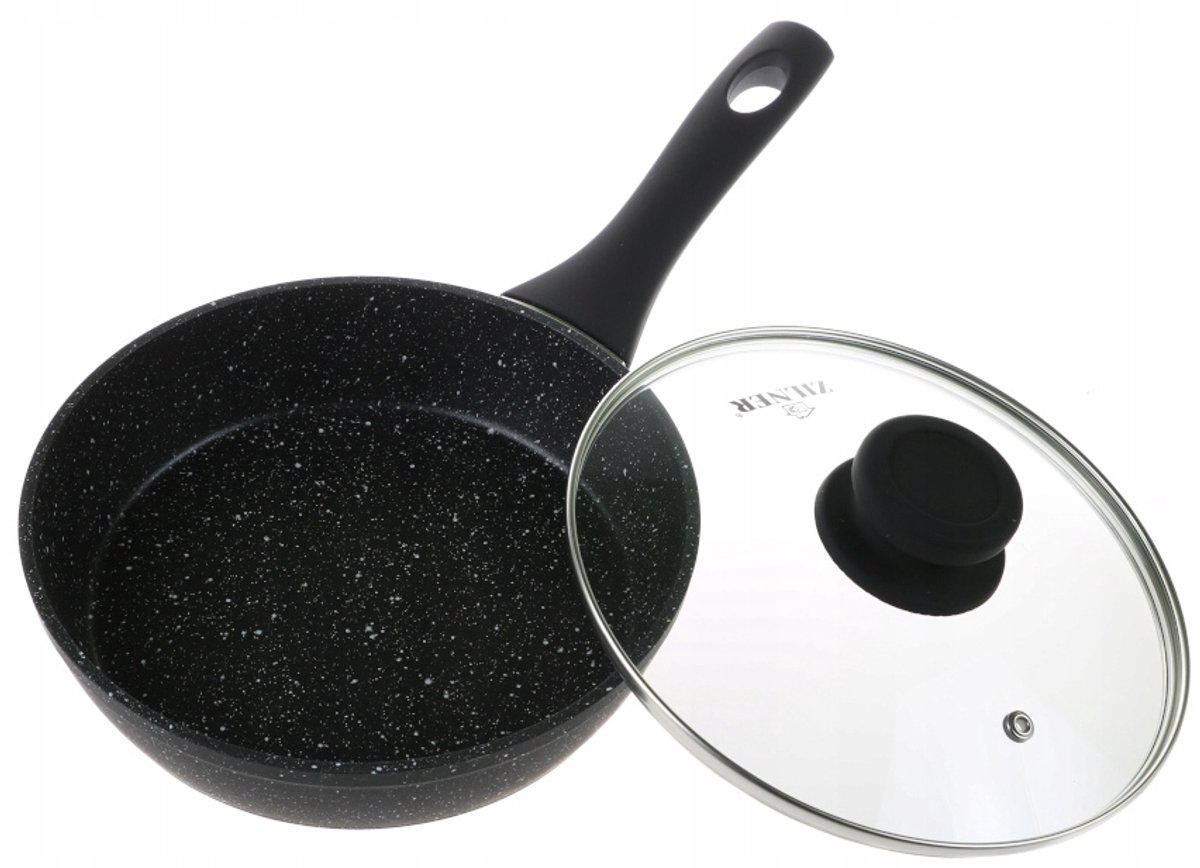 Diepe Marmite Pan 18cm met Deksel - Anti-aanbak & Inductie