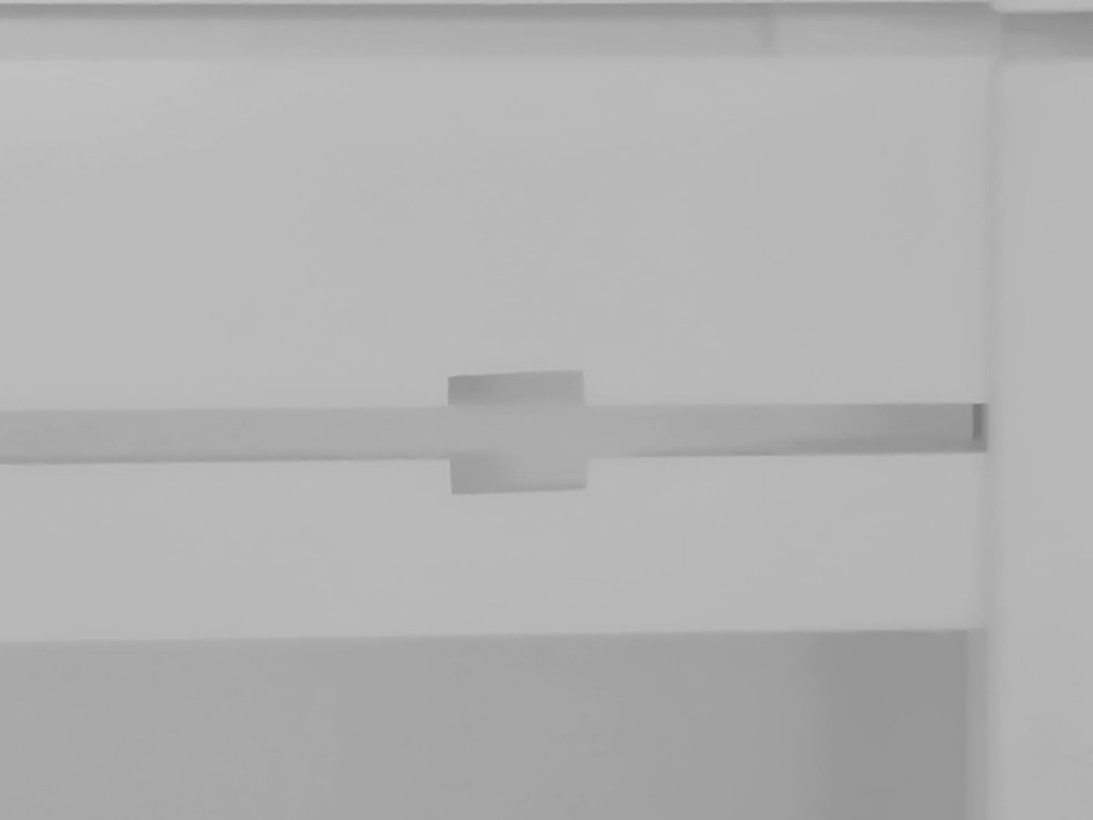 Gordijn Runners voor U Rail - Wit - 10 mm x 10 mm - Eenvoudige Montage - Voor Hoekige Uitsparingen