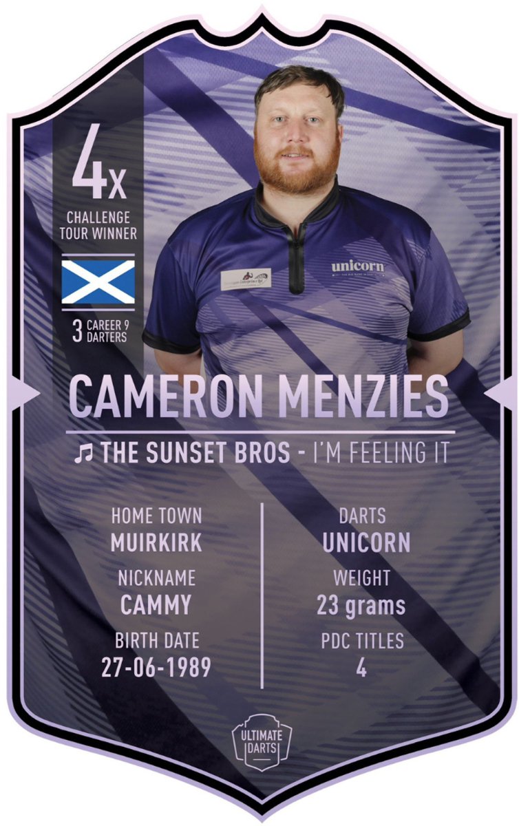 Ultimate Card Cameron Menzies | 37x25cm Dart Poster