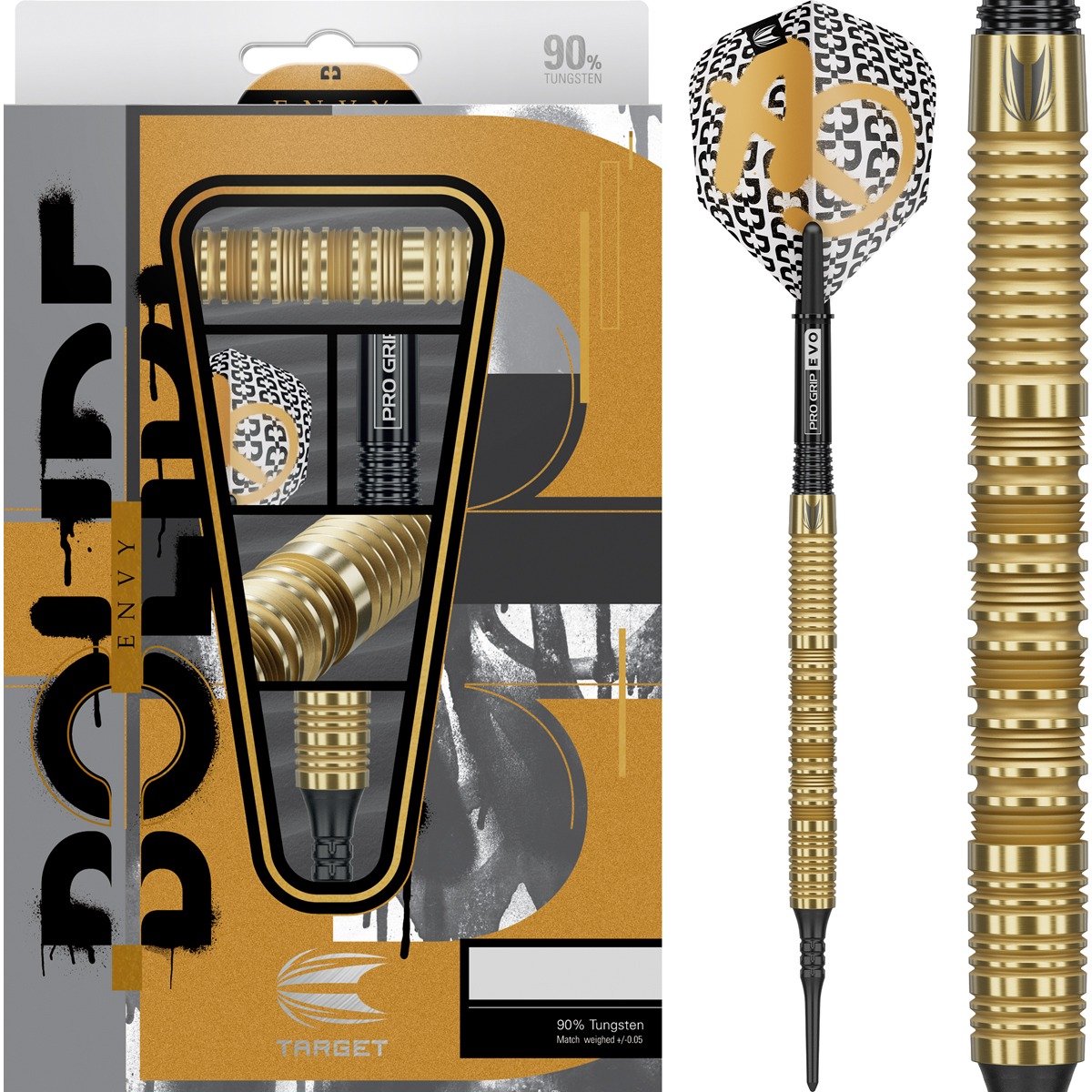 Target Bolide Envy 10 90% - Soft Tip Darts