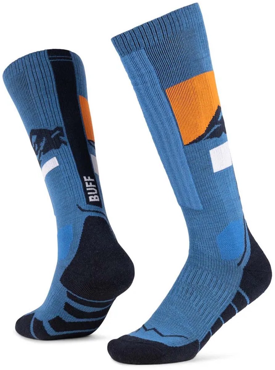 Buff ® Merino Mw Lange Sokken Blauw EU 45-47