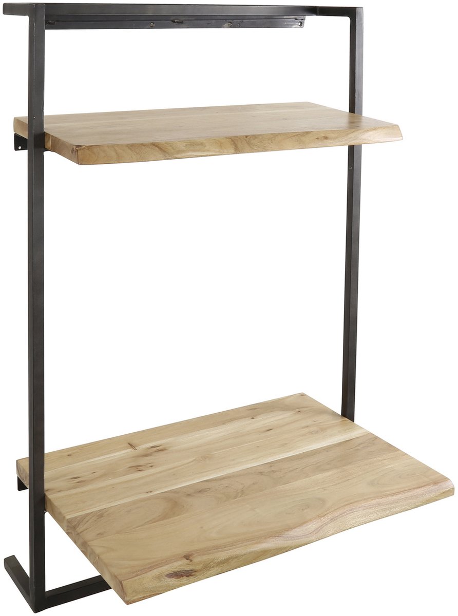 Giga Meubel Wandbureau Air - Naturel Acaciahout - 100x65x45cm