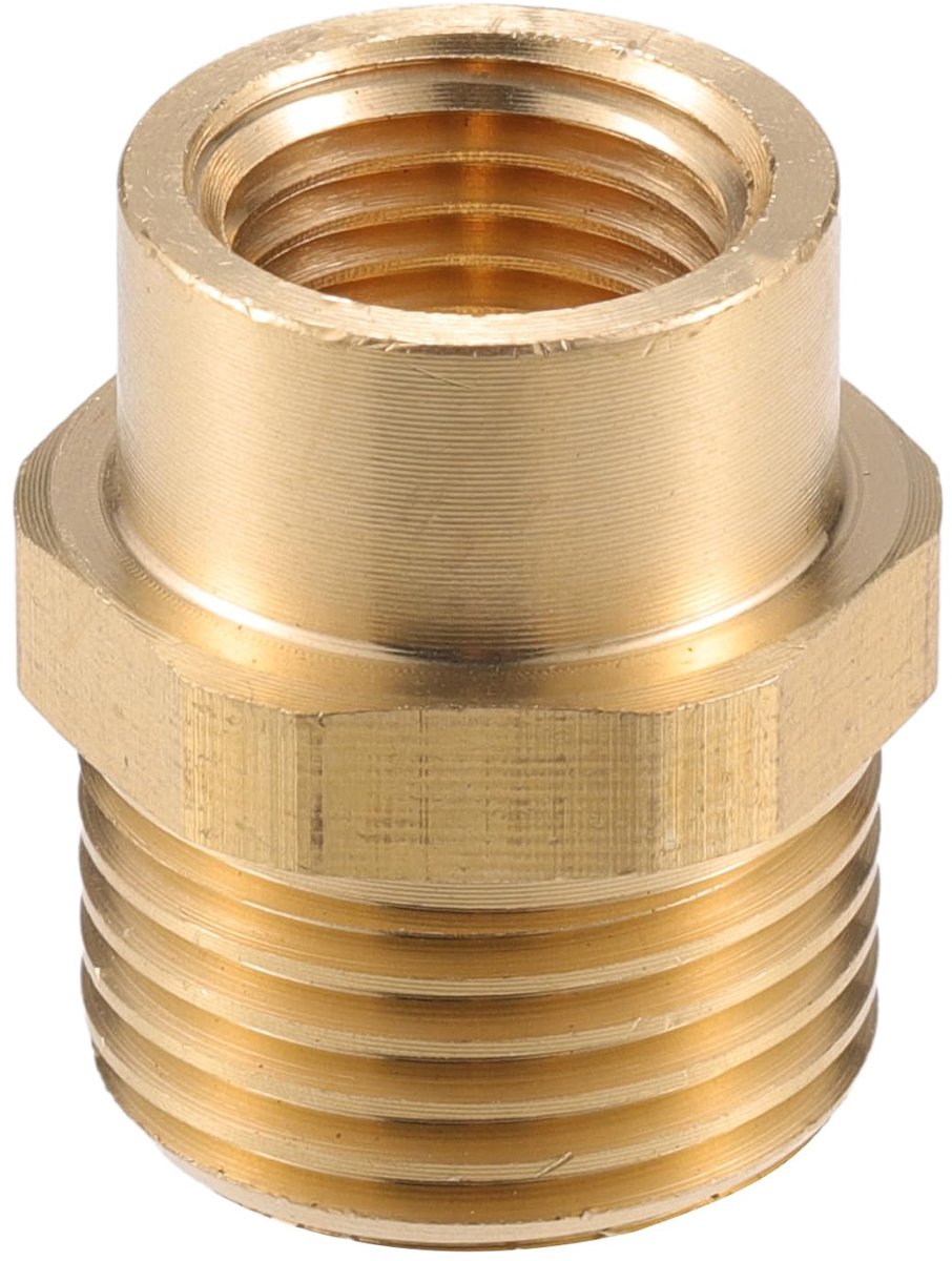 Hogedrukreiniger Adapter M14x1.5/14mm G1/2" met Messing Aansluiting