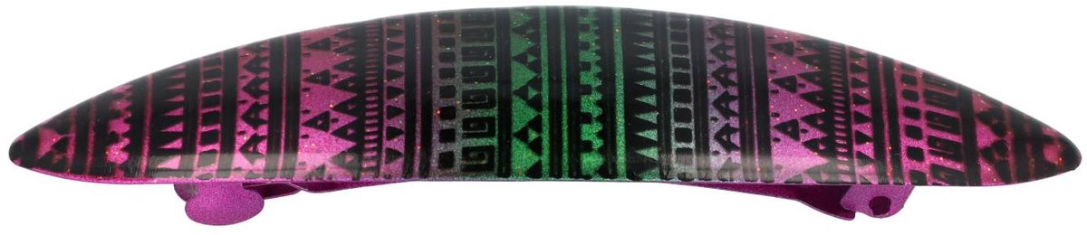 Haarsoires Haarspeld Patentspeld 9cm - Ibiza Patroon – Glitter - Roze Groen - Haarspelden voor Dames - Haarklem - Haarclip - Haaraccessoires - Hair Clip - Decoratieve Haaraccessoire