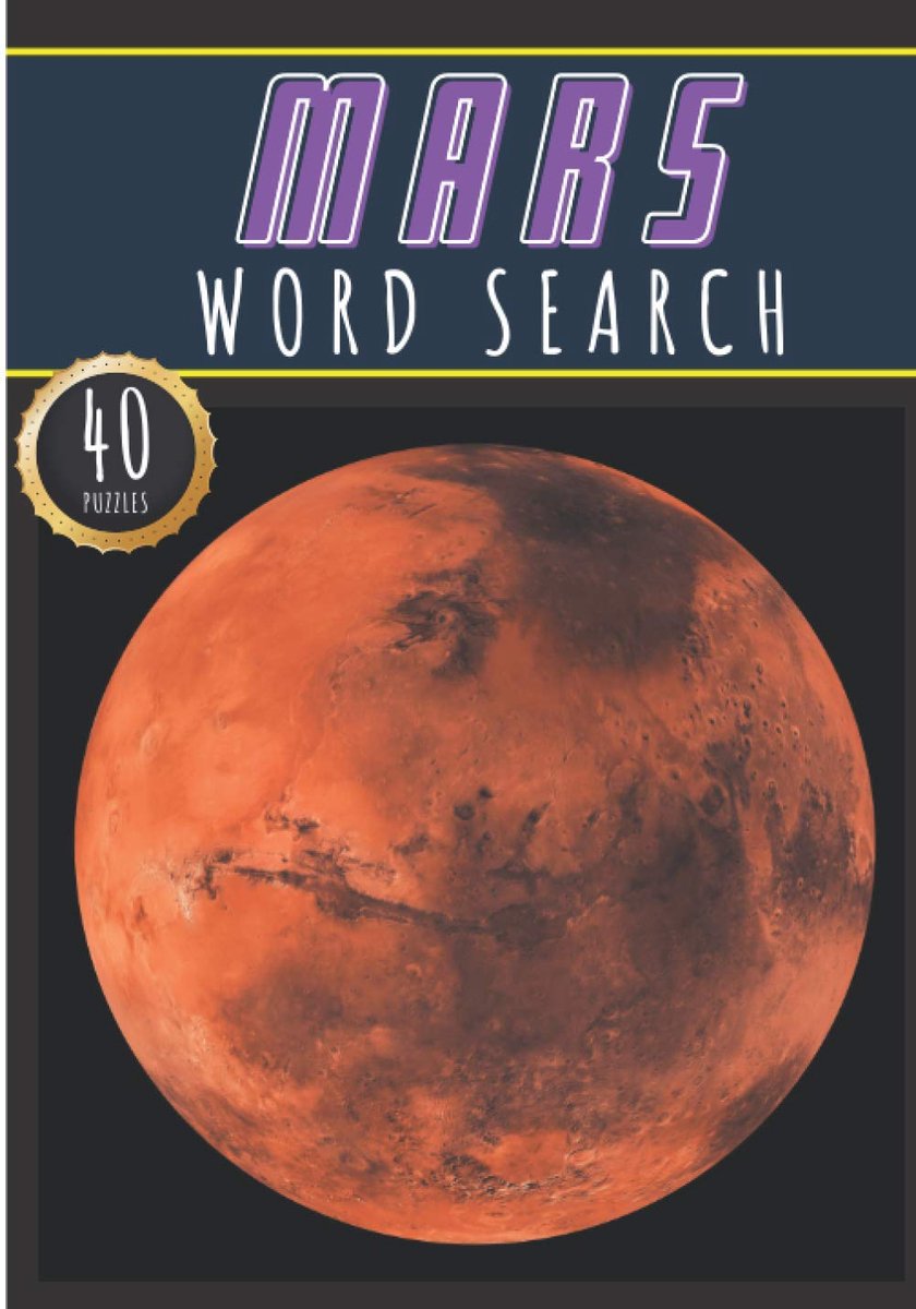 Mars Word Search: Space Word Search Book - 40 Fun Puzzles With Words Scramble for Adults, Kids and Seniors - ShopVlot