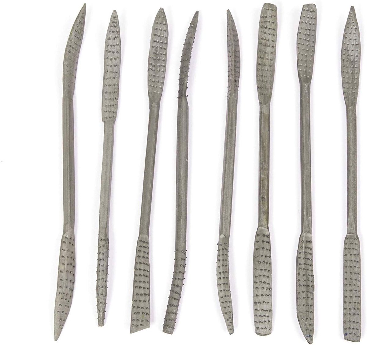 Steen Rasp Set - Gereedschap Set - Steen Bewerken - 8 Stuks Set - 20 cm Lengte - Metaal