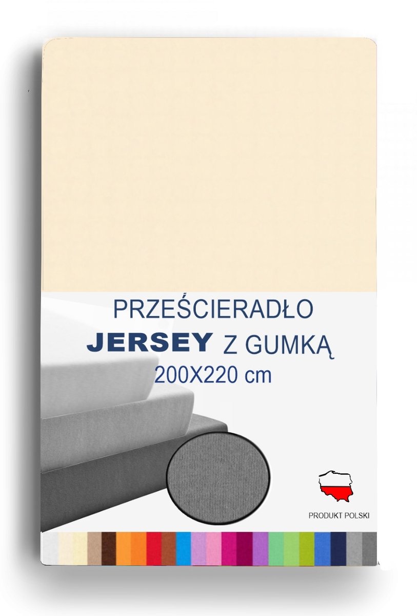 KONEY - Hoeslaken jersey 220 x 200 cm - Roze - 160 g/m² - matras tot 20 cm