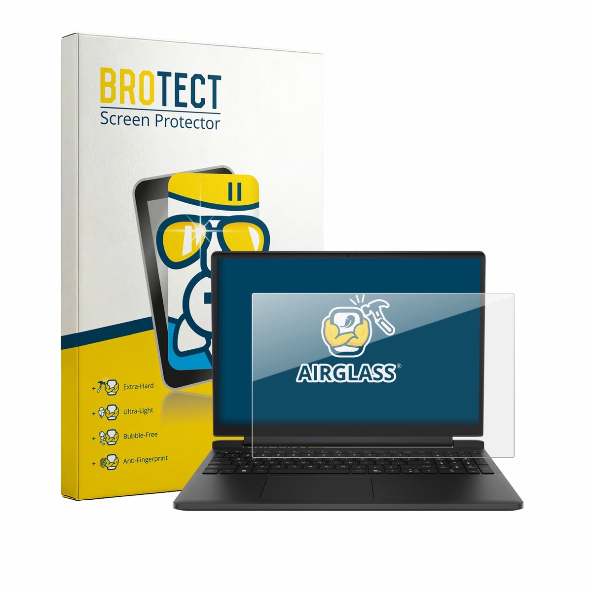 Screenprotector voor Dell Alienware 15 DA15260 Beschermglas transparant