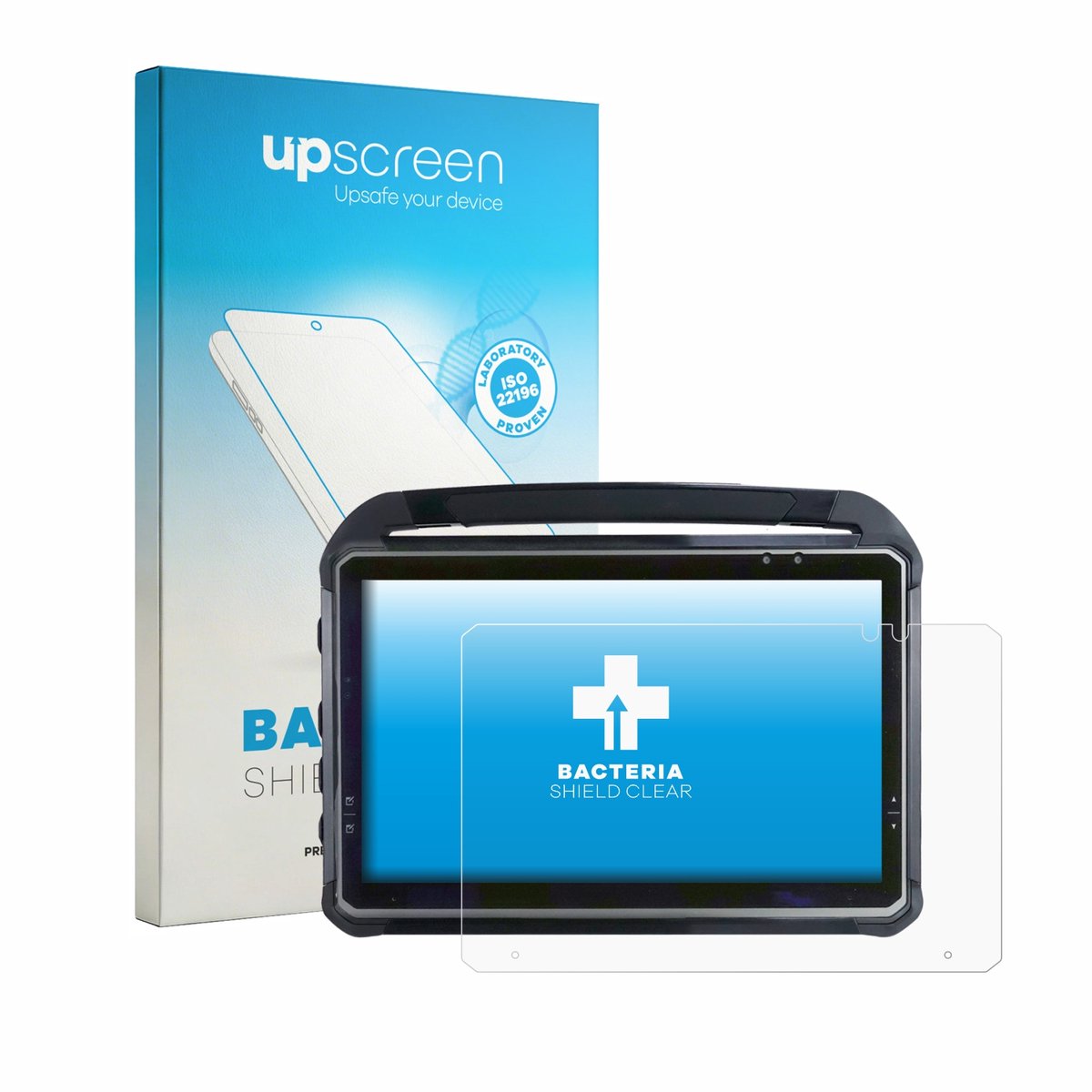 upscreen - Screenprotector voor DT Research DT312RP - Folie Beschermfolie transparant antibacterieel