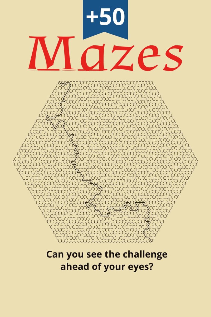 SnelShoppen - Mazes Puzzelboek | 50+ Uitdagende Puzzels voor Kinderen en Volwassenen | Breinbrekers en Doolhoven | Perfect voor Vrije Tijd en Vermaak