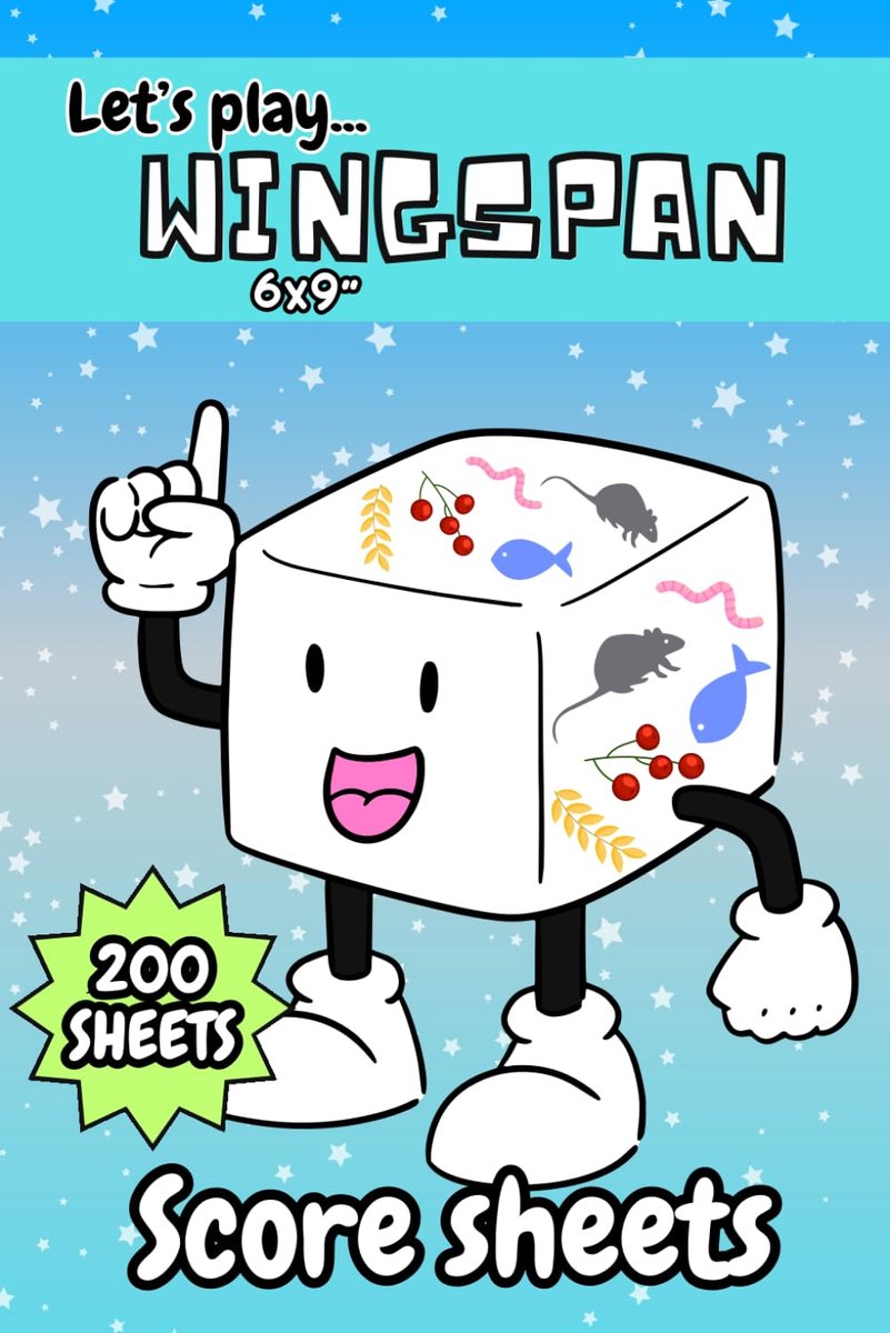 Scorebladen Wingspan - 200 scorevellen - ideaal voor score bij bordspellen - eenvoudig in gebruik - ShopVlot