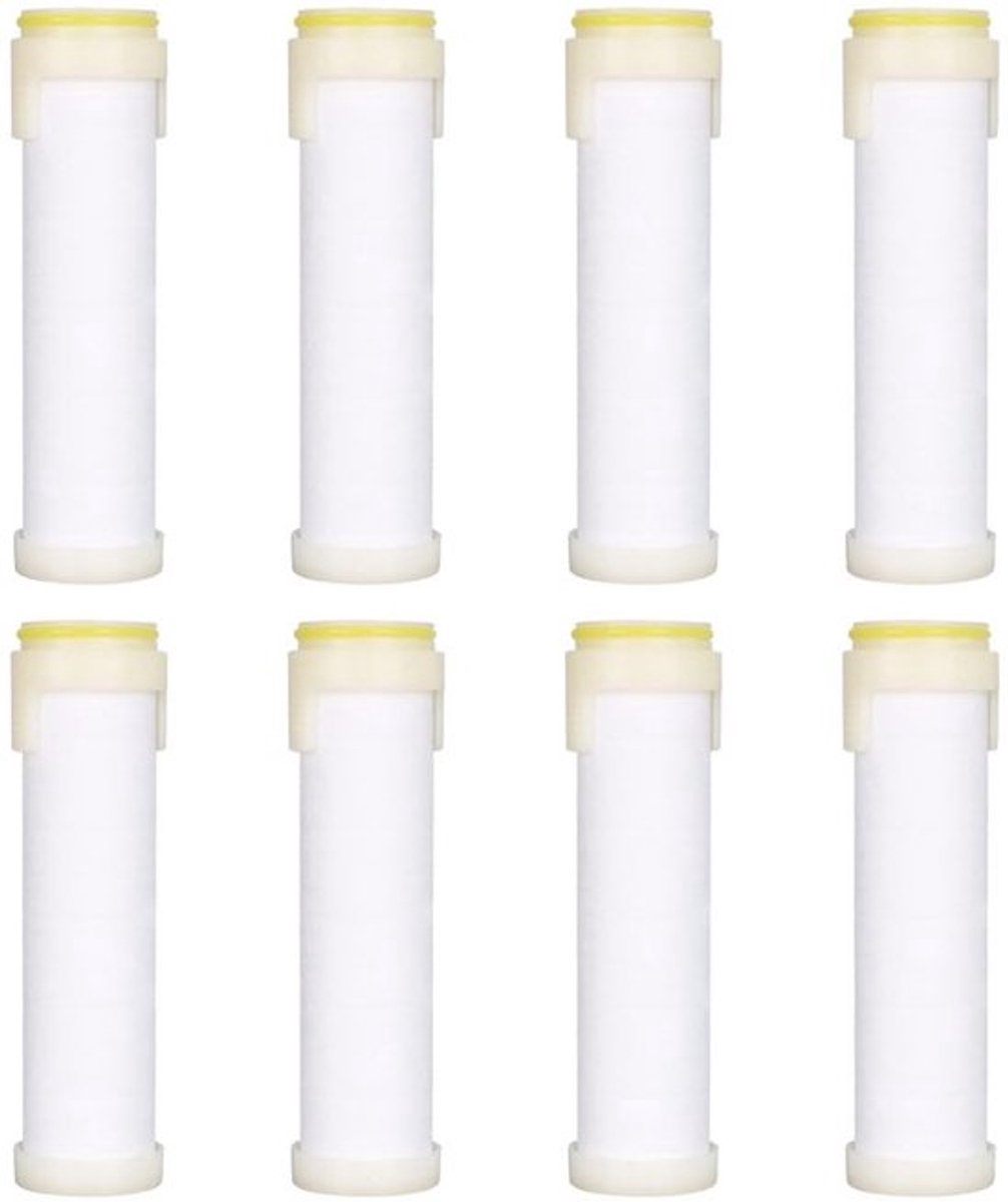 Vervangfilter voor Handdouche, Set van 8 Stuks