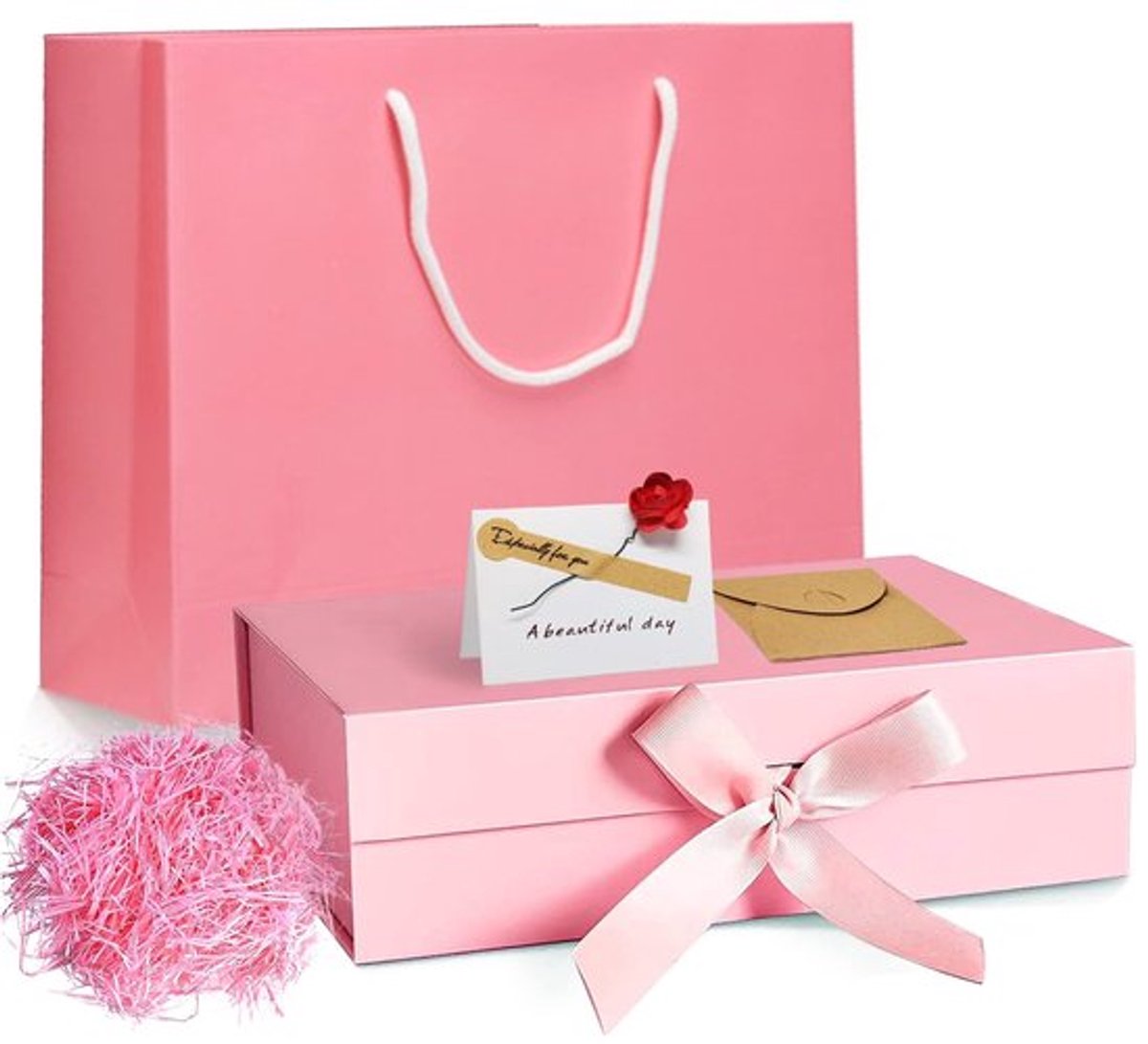 Geschenkdoos Luxe - Cadeauverpakking - Verjaardag - Jubileum - Valentijnsdag - Kerstmis - Papieren Materiaal