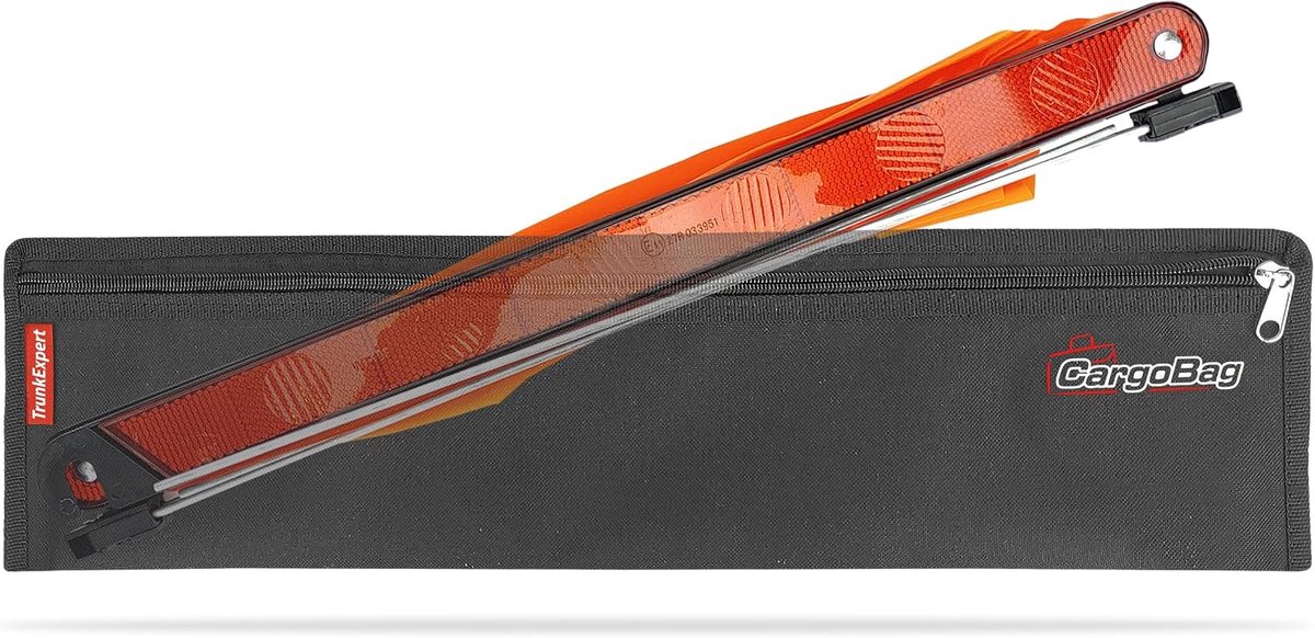 Trunkexpert Gevarendriehoekkoffer met Klittenband voor Autobekleding - Autogevarendriehoekkoffer - ShopVlot