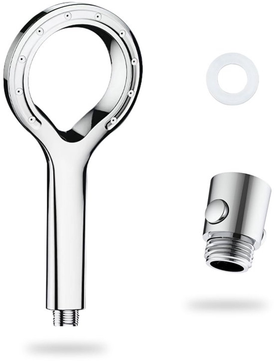 Douchekop Waterbesparend - Hogedruk - Handdouche - Afsluitventiel - 1/2 Inch Aansluiting - Hoogwaardig ABS Materiaal