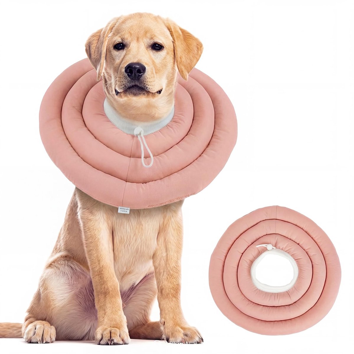 SnelShoppen - OP-halsband voor honden - Zachte, waterdichte beschermende halsband voor nek- en bovenlichaamswonden - Alternatief voor elizabethaanse k