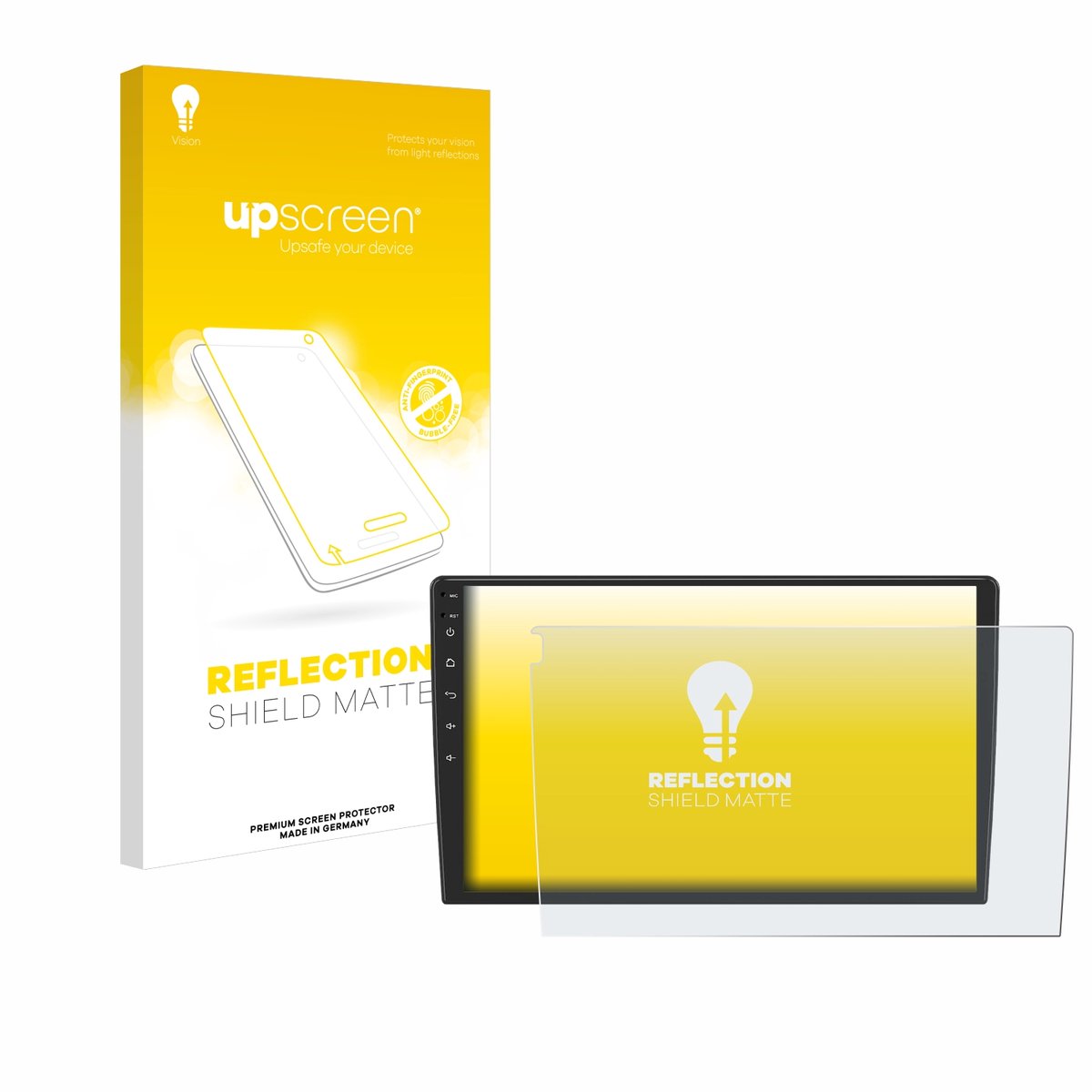 upscreen - Screenprotector voor Eonon ua12s plus-6g - Folie Beschermfolie anti glare matte