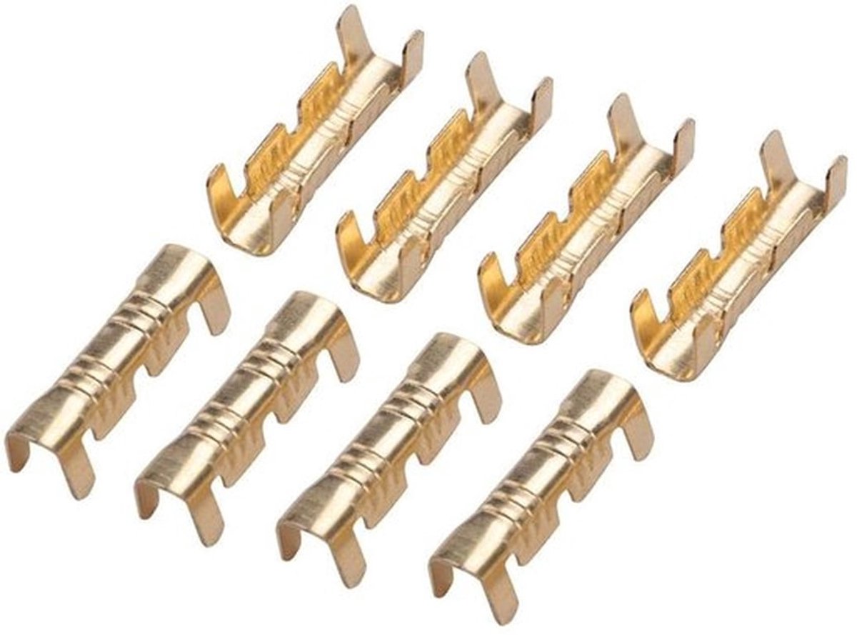 Dailygoods- Quick Splice 100 Stuks - Messing Terminalen - Krimpklemmen 0,5-1,5 mm - Herverbinding - Korte Lijnen - Betrouwbare Verbinding