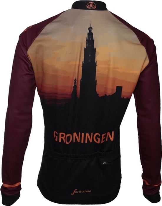 Fortissima Fietsjack Heren en Dames - Lange Mouw - Olle Grieze Groningen Martinitoren - Maat 3XL — afbeelding 2