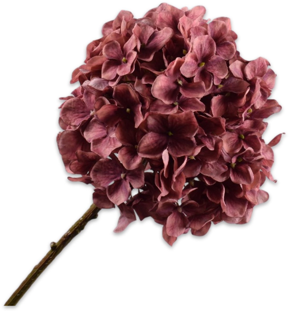 Silk-ka Kunstbloem-Zijden Bloem Hortensia Steel Roze 70 cm