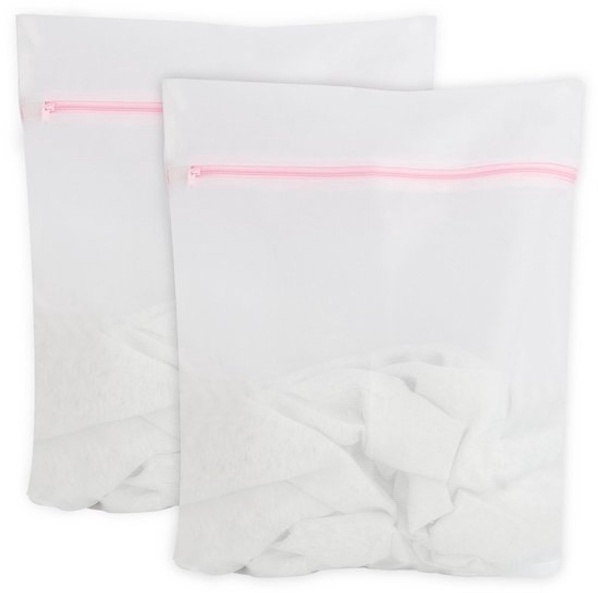 Wasnet Set van 2 - 50 x 60 cm - Premium Waszak - Bescherming Tegen Vervorming - Antislip Ritssluiting - Hoogwaardige Polyester