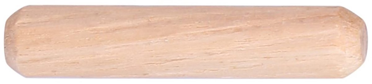 M6 houten pennagels, massief houten pennagels voor meubelmontage, 100 stuks per verpakking.