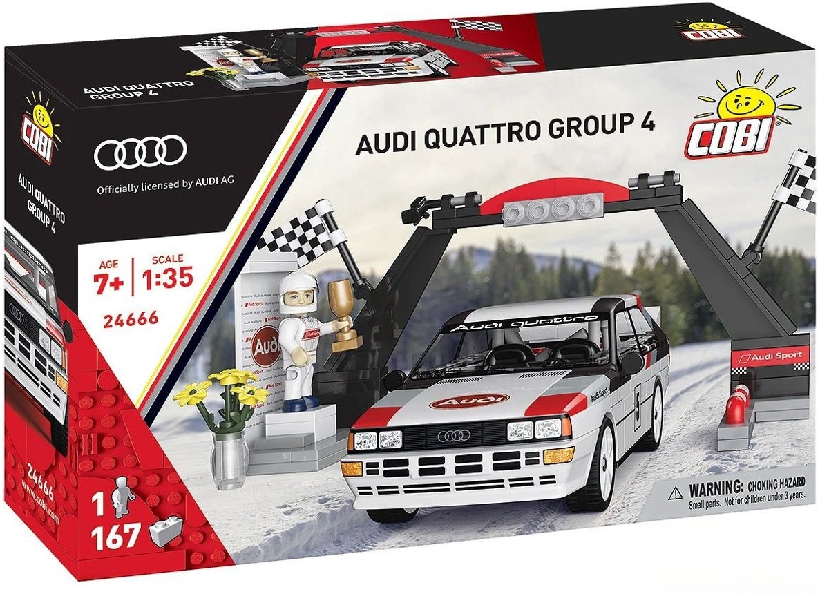 COBI 24666 Audi Quattro Groep 4 (1981)