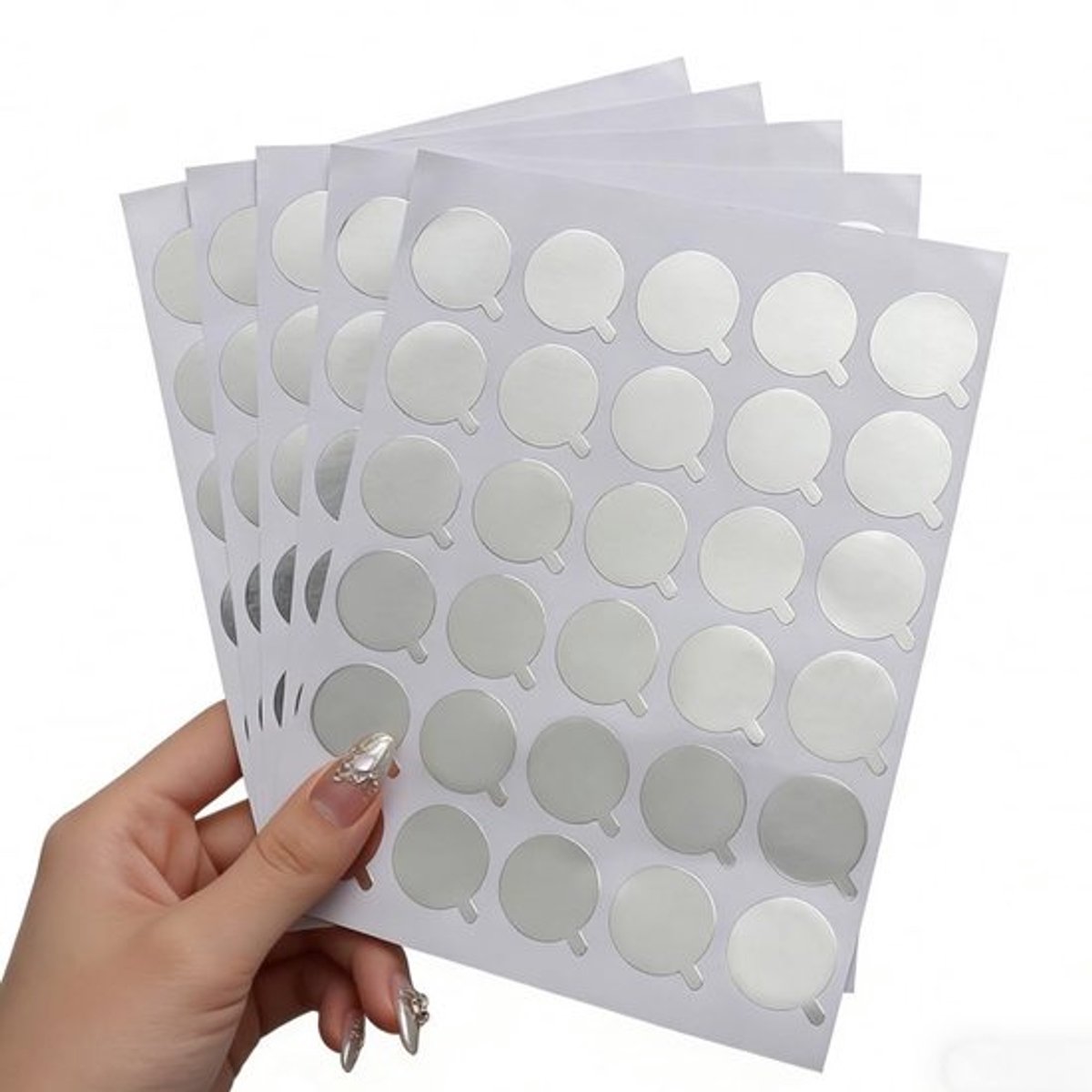 Wimper Plakhouder 600 Stuks - Wegwerp Kleefpad - Lijm Stickers - Wimperverlenging - Zacht en Herbruikbaar - 2,3 cm - Wimperlijmhouder