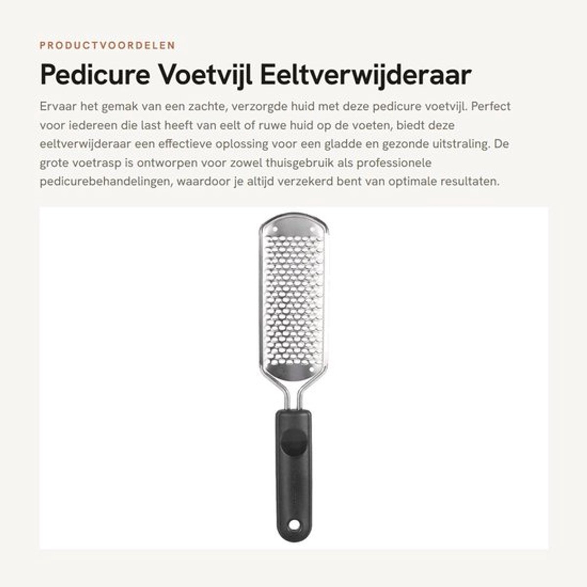 Voetvijl Eeltverwijderaar - Voetrasp - Eeltvijl - Voetvijl Elektrisch - Grote Voetvijl - Schokbestendig en Duurzaam