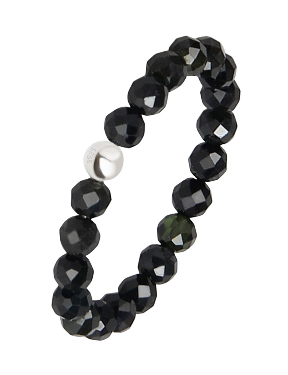 good.designs Ring met kralen van natuursteen