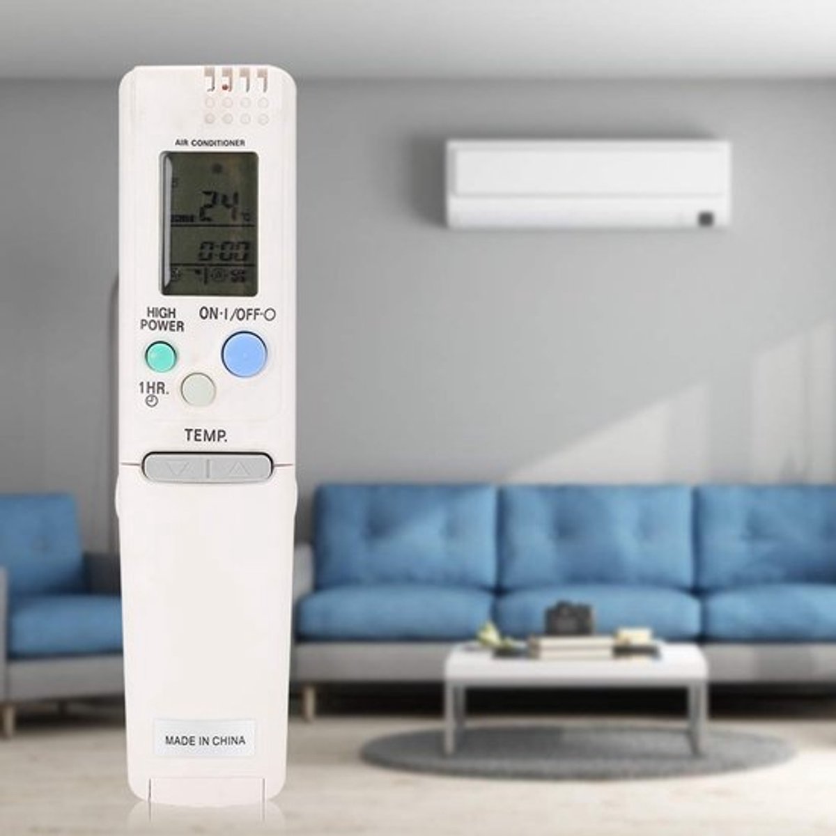 - Afstandsbediening - Vervanging voor Sanyo RCS-4MVPS4EX - Slijtvast en duurzaam - 10 m afstand - Geschikt voor airconditioners - Gebruiksv..