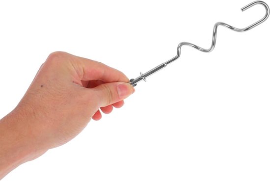 SnelShoppen - Mixer Accessoires Set - Deeg Kneedhaken, Hand Mixer Onderdelen, Vervangingen, RVS, Ergonomisch, Compleet met Eidooierscheider voor Keuke van Snelshoppen — afbeelding 4