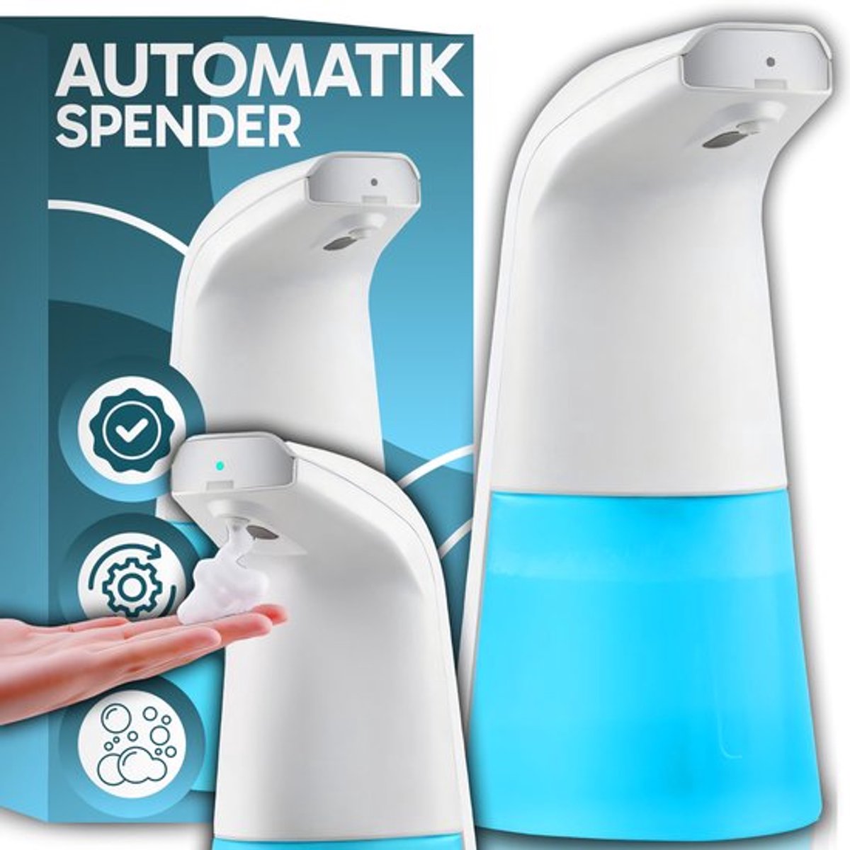 Zeepdispenser Automatisch - 400 ml - Infraroodsensor - Waterdicht IPX3 - Contactloos - Vloeibare Zeepdispenser - Handzeepdispenser