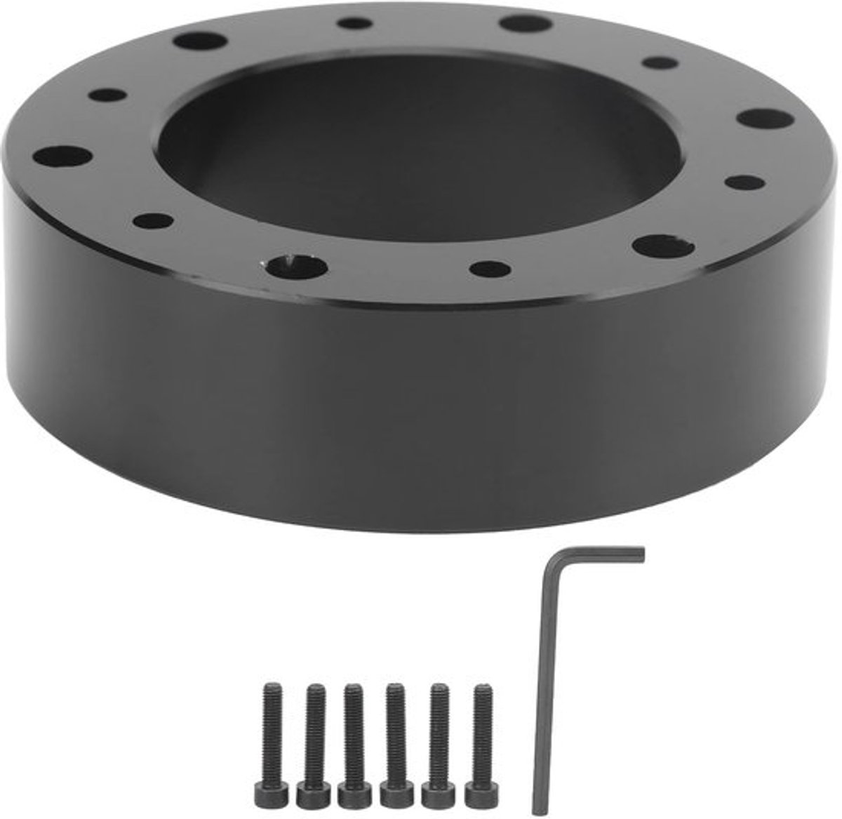 Stuurwielafstandhouder - Universele 1-inch 6-gaats Naaf - Aluminium Stuurwieladapter - Hoogwaardige kwaliteit - Eenvoudige installatie -...