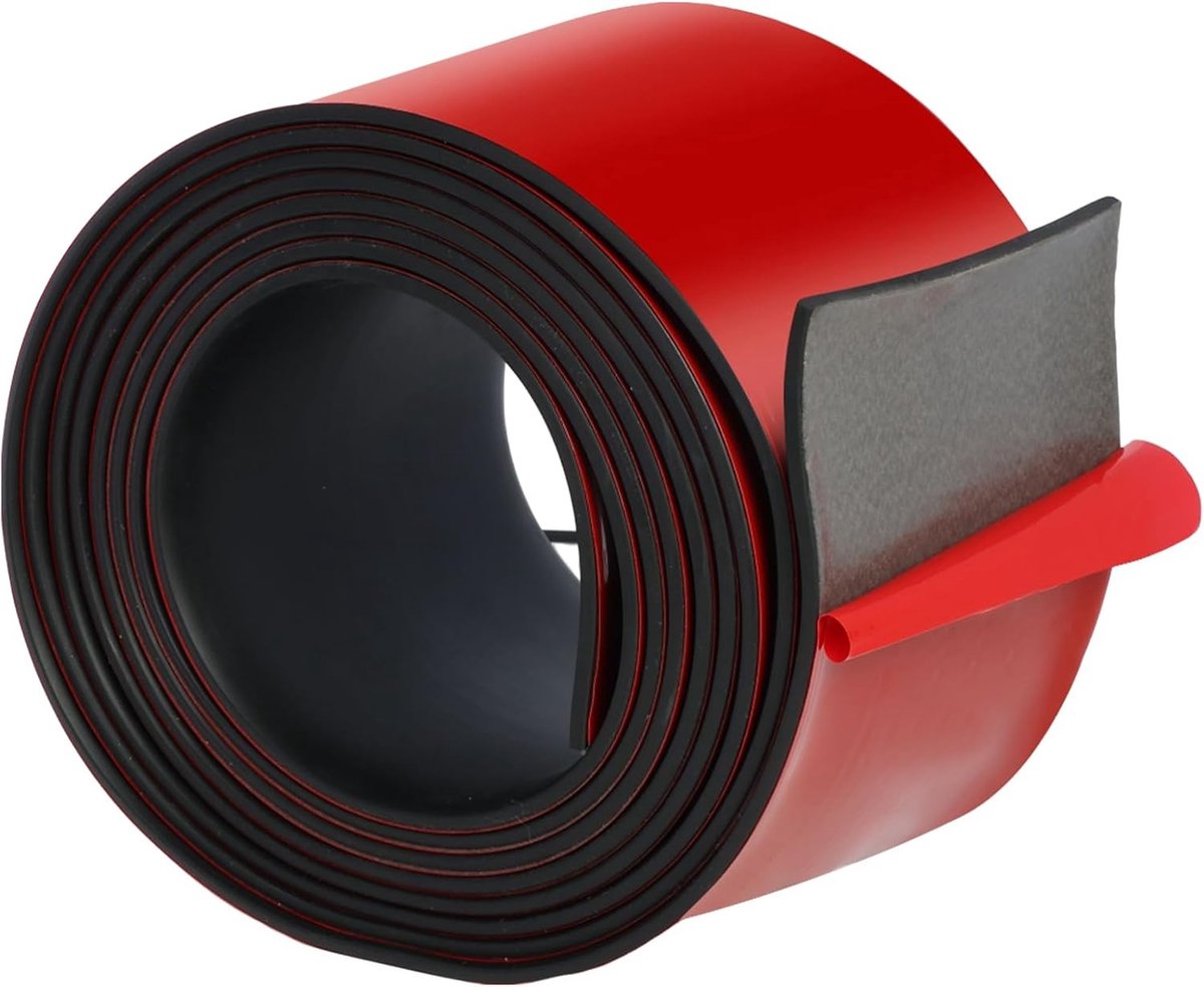 Zelfklevende Neopreen Rubber Strips 100mm x 1.5mm x 3m voor DIY Toepassingen, Vloerbedekking, Isolatie en Bescherming