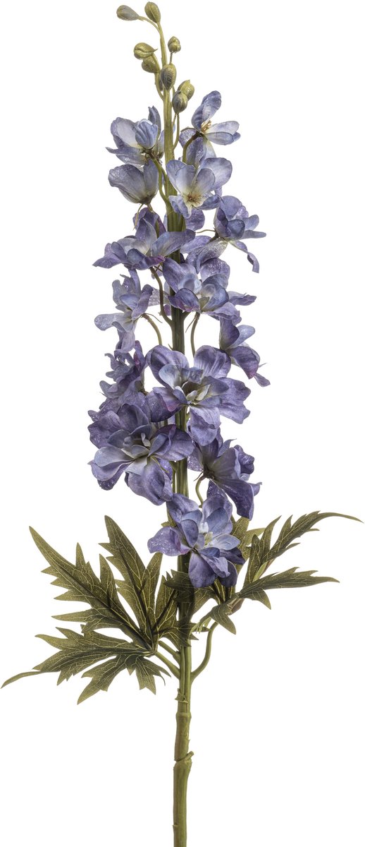 Emerald Kunstbloem Ridderspoor 84cm blauw - Kunstplant voor binnen