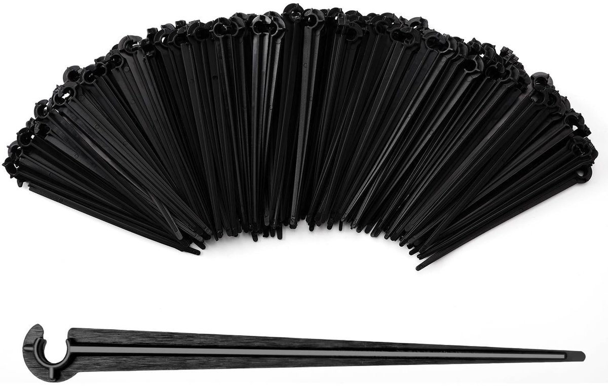 200 Stuks Druppelirrigatie Steunen voor 4/7mm Slangen, Ideaal voor Tuin, Planten en Bloemb