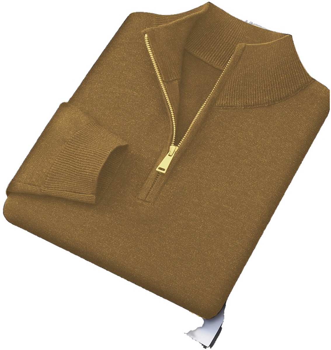 Currero Quarter Zip Heren Sweater Met Rits Jumper Quarterzip Hoodie Warme Trui Vest Lang Coltrui Kleine Bloemenkoffie